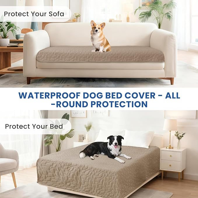 Waterproof Dog Bed Cover Pet Blanket, Soft Couch Cover - Image 7