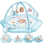 Baby Gym Play Mat, 8-in-1 Tummy Time Mat & Ball Pit by Jyusmile