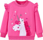 Toddler Baby Girls Cotton Sweater, Long Sleeve Crewneck Sweatshirt Pullover by Unknown