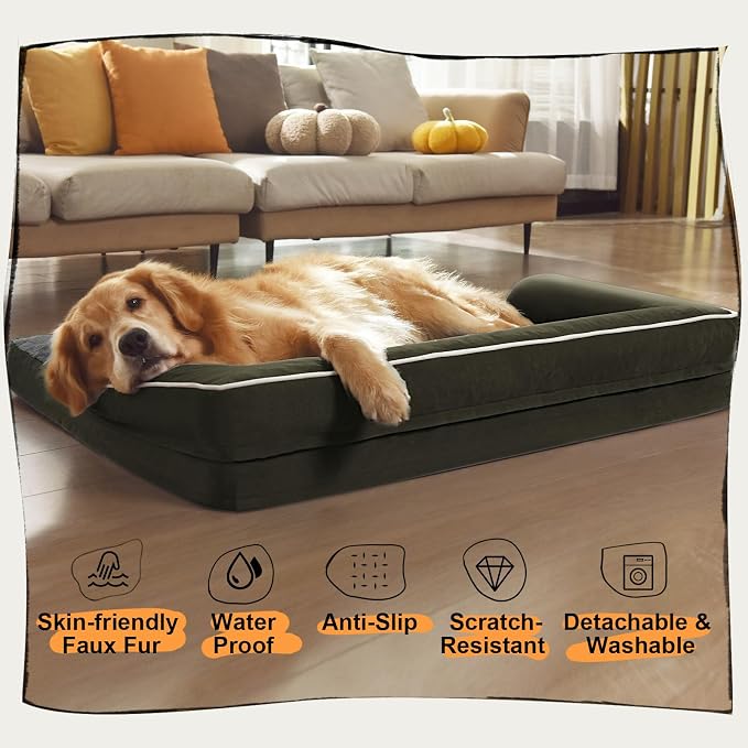 Small Dog Bed Orthopedic Washable Cat Bed Memory Foam Small Couch Sofa Indoor - Image 6