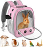 Guinea Pig Carrier Backpack, Portable Rabbit Travel Carring Bag by DBNESS