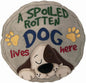 Spoontiques - Garden Décor - Spoiled Rotten Dog Stepping Stone - Decorative by Spoontiques