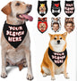 Custom Dog Bandana for Cat Dog Pet Add Your Design Personalized Neckwear by Custom