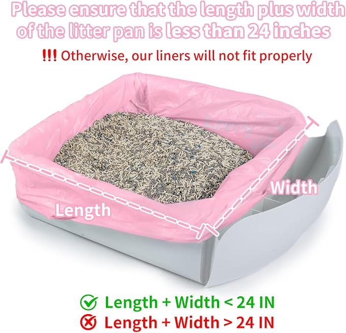 ANWA 120 Count Cat Litter Box Liners - Image 2