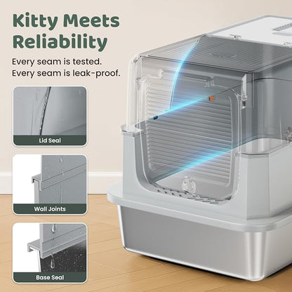 Stainless Steel Litter Box - Image 2