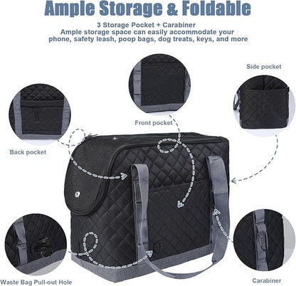 Dog Purse Carrier for Small Dogs, Soft Sided Pet Carrier - Image 9