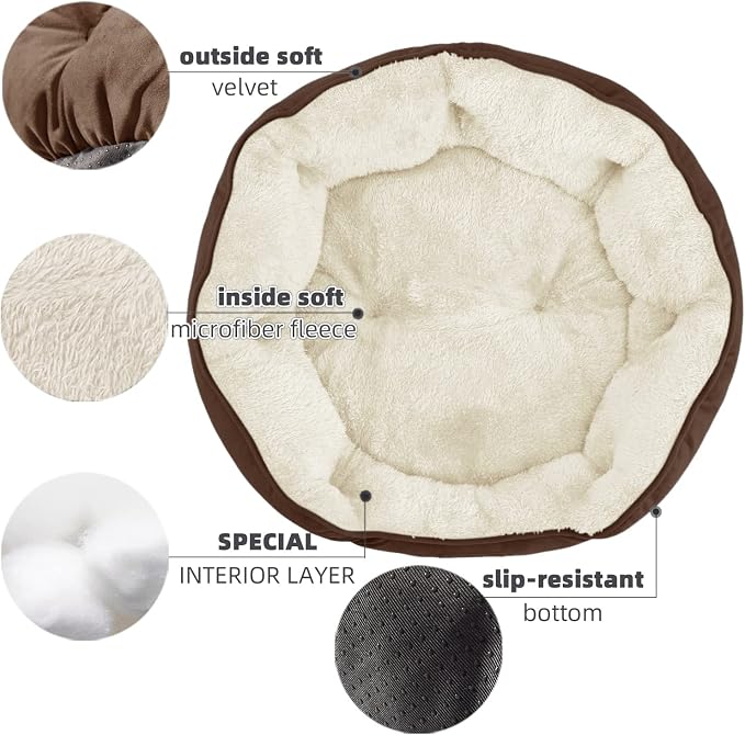 Asvin Small Dog Bed for Small Dogs, Cat Beds for Indoor Cats, Pet Bed for Puppy - Image 4