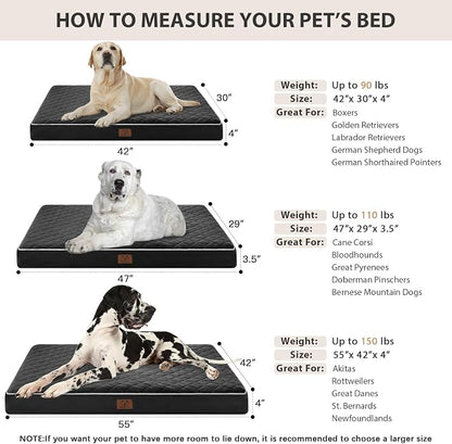 WNPETHOME Orthopedic XL Dog Beds Large Sized Dog, Waterproof Extra Large Dogs - Image 6