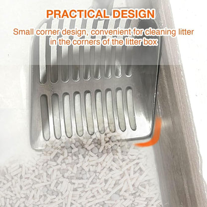 Cat Litter Scoop, Kitty Metal Scooper, Aluminum Alloy Sifter, Kitten Pooper - Image 4