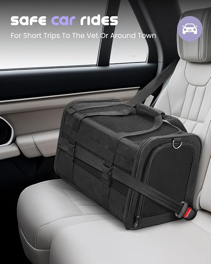MIDOG Cat Carrier Soft for Small to Medium-Sized Cats, TSA Airline Approved - Image 6