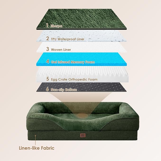 EHEYCIGA Orthopedic XXL Dog Bed - Image 5