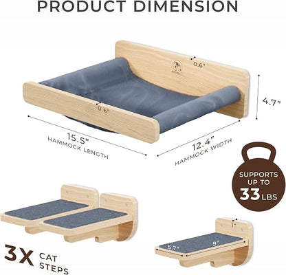 Space-Saving Cat Wall Shelves – Interactive Cat Wall Climber - Image 2