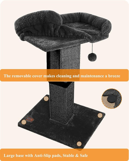 32" Cat Scratching Post for Indoor Cats, Sisal Cat Scratcher - Image 5