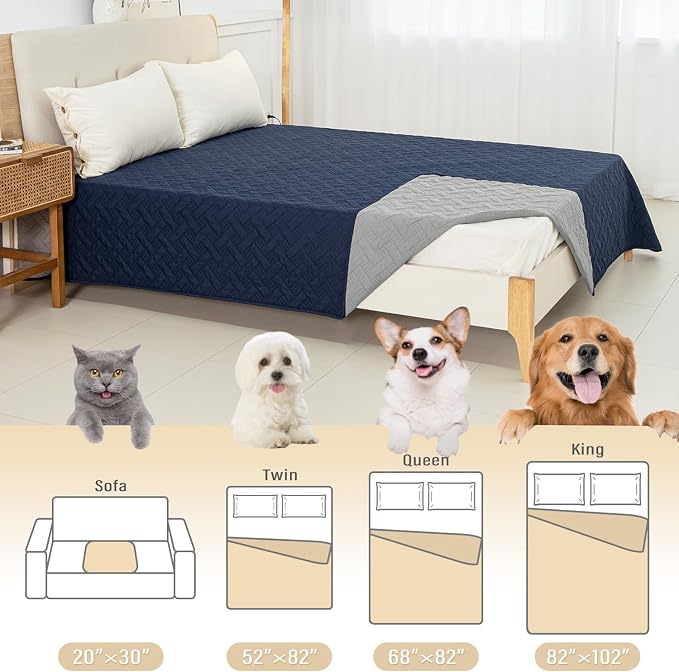 BOCTOPUG Dog Bed Cover for Pets Blankets Rug Pads for Couch Protection - Image 5