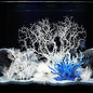 BEGONDIS 8 Pack Artificial Coral Ornament, Aquarium Plasitc Water Plants by BEGONDIS