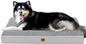 EHEYCIGA Waterproof Dog Bed Orthopedic 47"x29", Memory Foam Pet Bed by EHEYCIGA
