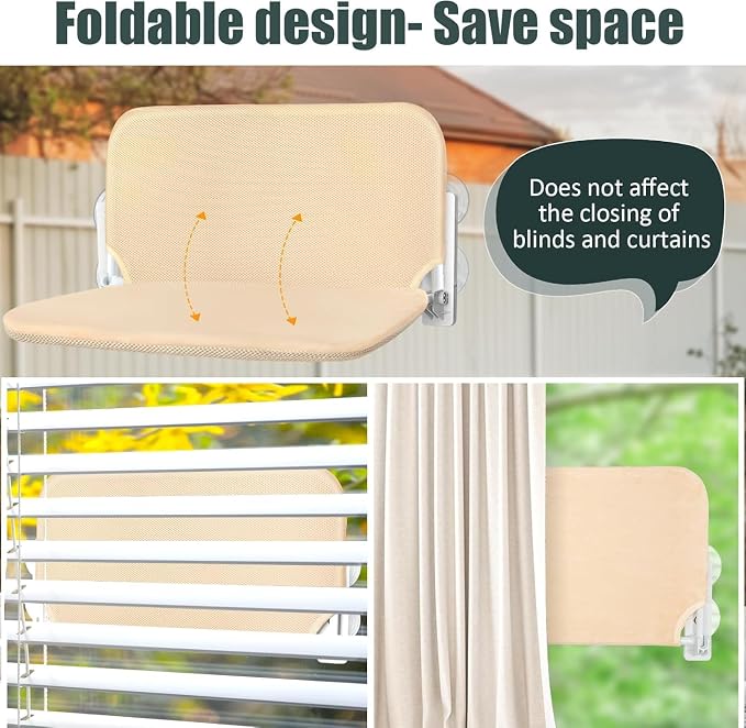 Sunhoo 2PCS Cat Window Hammock Perch Cordless Window Sill Seat Bed Foldable - Image 2