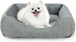 MIXJOY Dog Beds for Medium Dogs Washable, Rectangle Pet Bed Medium Size Dog by MIXJOY