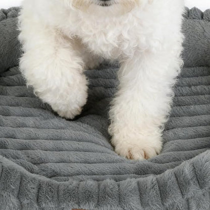 Cute Dog Bed for Medium Dogs, Orthopedic Rectangle Dog Bed - Image 9