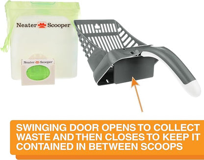 Neater Pet Brands Neater Scooper Standard Cat Litter Scoop, 15 Refill Bags – - Image 3