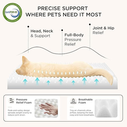 Bedsure Self Warming Dog Bed for Medium Dogs - Image 3