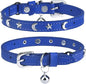 Leather Cat Collars for Boy Girl Cats by DILLYBUD