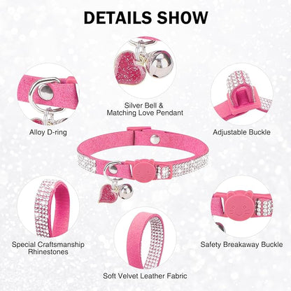 Rhinestone Cat Collar Breakaway - Image 4