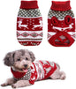 Vehomy Dog Christmas Sweaters Pet Winter Knitwear Xmas Clothes Classic Warm by Vehomy