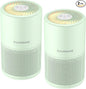 FULMINARE 2 Pack Air Purifiers for Home Bedroom H13 True HEPA Air Purifier by PureAirPowerfulSound