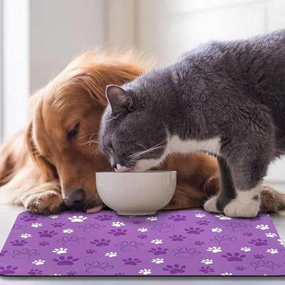Dog Food Mat, Absorbent Water Bowl Mats Cat Pet Feeding Placemats 17 * 30 inch - Image 7