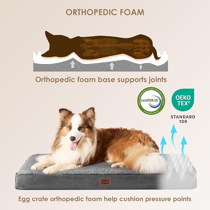 EHEYCIGA Orthopedic Dog Beds for Large Dogs - Image 2