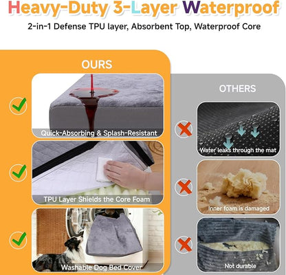 Waterproof Dog Bed for Crate - Image 2