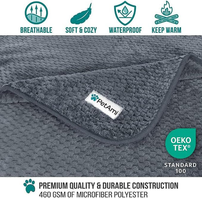PetAmi Waterproof Dog Blanket, Leakproof XL Pet Blanket - Image 3