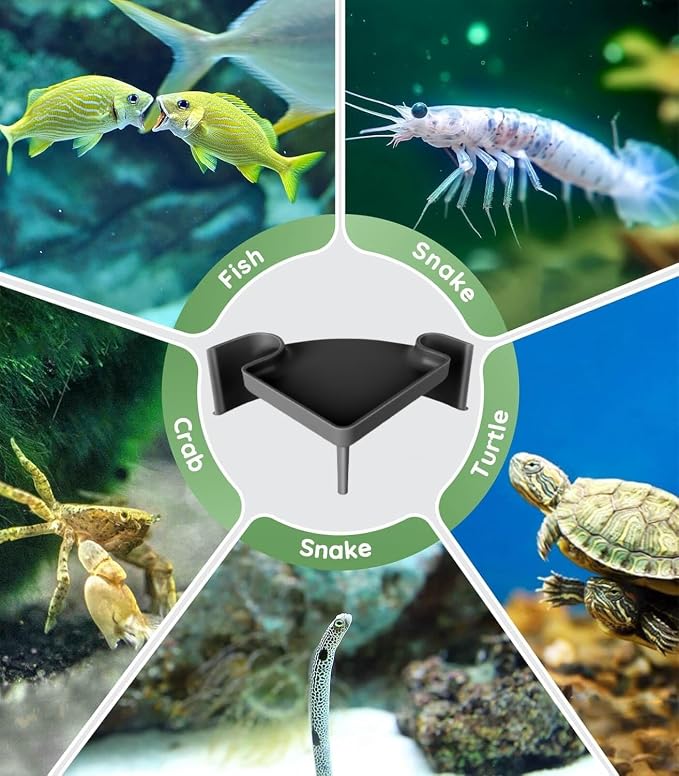 Underground Aquarium Cave with Viewing Window – 2-Hole Corner Fish Tank Hideout - Image 3