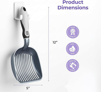 Sifter w/ Deep Shovel Cat Litter Scoop - Image 3