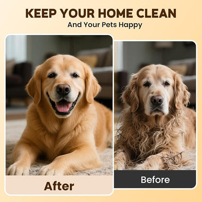 Deshedding Dog Brush & Pet Hair Remover Comb – Grooming Tool - Image 3