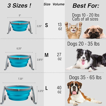 Loving Pets Bella Roma Collapsible Dog Bowls - Image 3