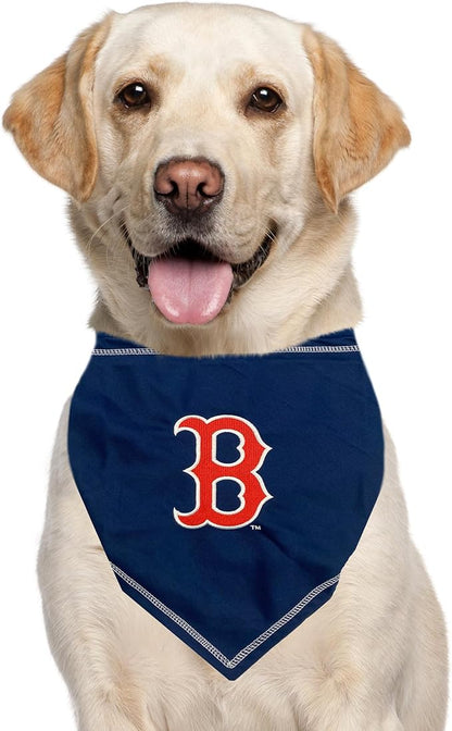 Pets First MLB Boston RED SOX TIE Bandana, Large/X-Large. Dog Bandana Scarf Bib - Image 5