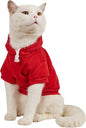 QWINEE Basic Dog Hoodie Sweatshirt Puppy Sweater Warm Cat Costumes Pet Clothes by QWINEE