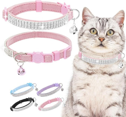 EXPAWLORER Soft Velvet Safe Cat Collars by EXPAWLORER