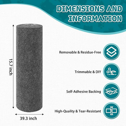 Climbing Cat Scratcher Mat Trimmable Cat Scratching Post Carpet 39.3’’x15.8’’ - Image 2