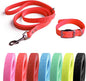 4.2FT Dog Collar and Leash Set, PVC Waterproof Adjustable Odor Proof Pet by Unknown