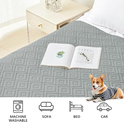 hyha Waterproof Dog Blanket, Soft Pet Bed Blankets, Waterproof Sofa Couch Cover - Image 7