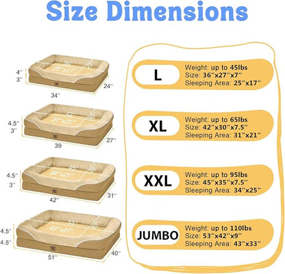Orthopedic XL Large Dog Bed - Image 7