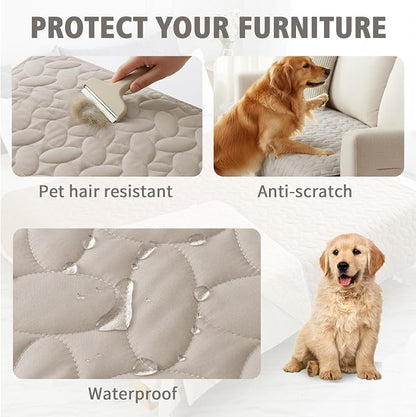 Ameritex Waterproof Pet Bed Cover Anti-Slip Dog Bed Blanket - Image 2
