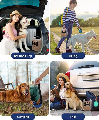 ANVS Silicone Pet Food Storage Bag, 30-Cup Dog Food Travel Bag - Image 2