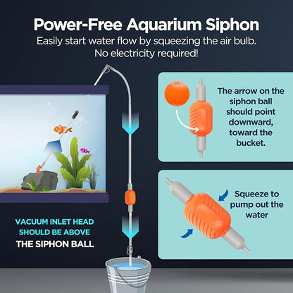 Aquarium Siphon Vacuum & Water Changer Kit - Image 6