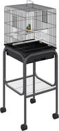 Pawhut 45-inch Metal Indoor Bird Cage, Parrot Cage, Bird Aviary by PawHut