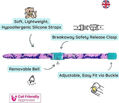 Kittyrama Botanicals Fern Cat Collar. Award Winning. Hypoallergenic, Quick - Image 3