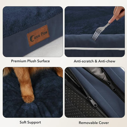 Orthopedic Dog Beds for Large Sized Dogs, Waterproof Egg Crate Foam Medium Dog - Image 6